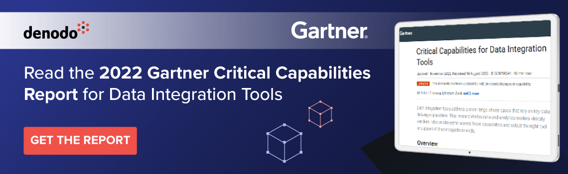 2022 Gartner Critical Capabilities Report for Data Integration Tools