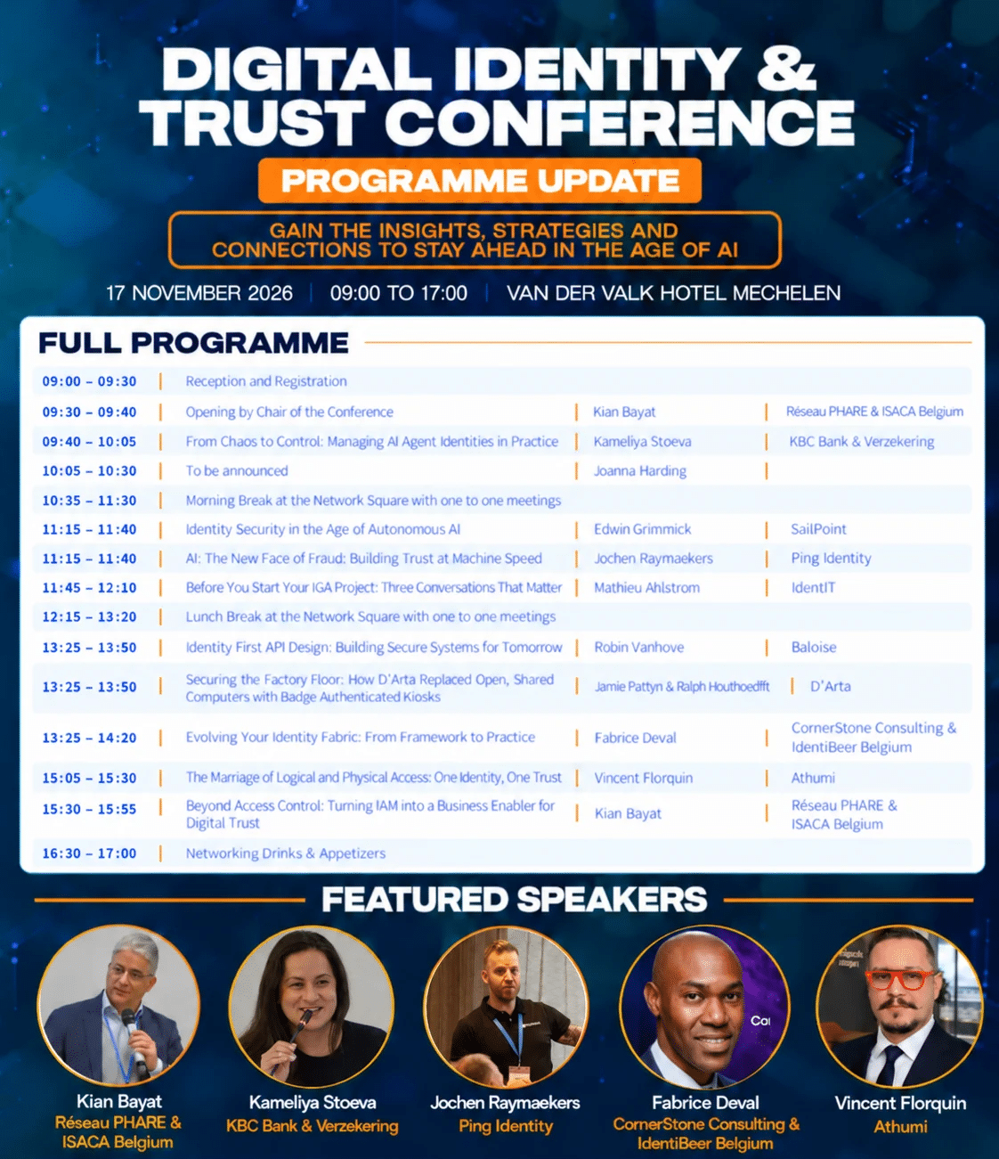 Digital Identity & Trust Belgium LinkedIn Banner